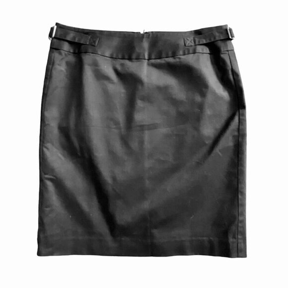 Kenneth Cole NY Classic Contemporary Black Skirt 2 - Picture 1 of 6